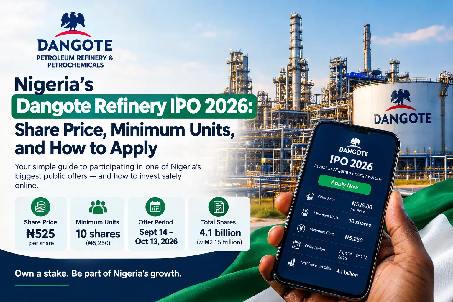 Dangote Refinery IPO 2026 - How to Buy Shares