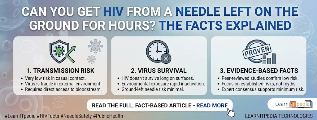 Can You Get HIV from a Needle Left on the Ground for Hours - The Facts Explained