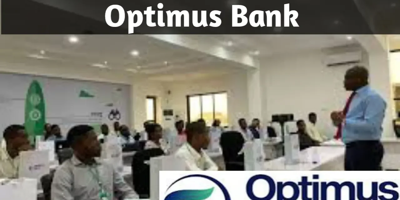 Optimus Bank Recruitment 2026
