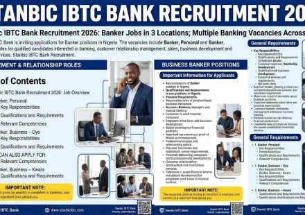 Stanbic IBTC Bank Recruitment 2026