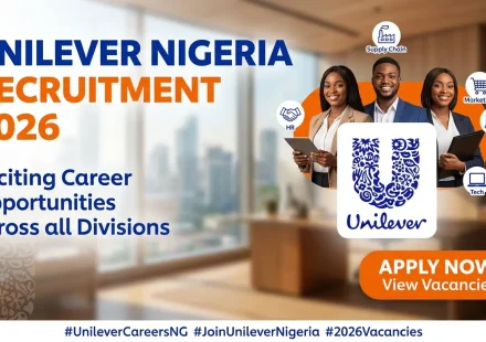 Unilever Nigeria recruitment 2026